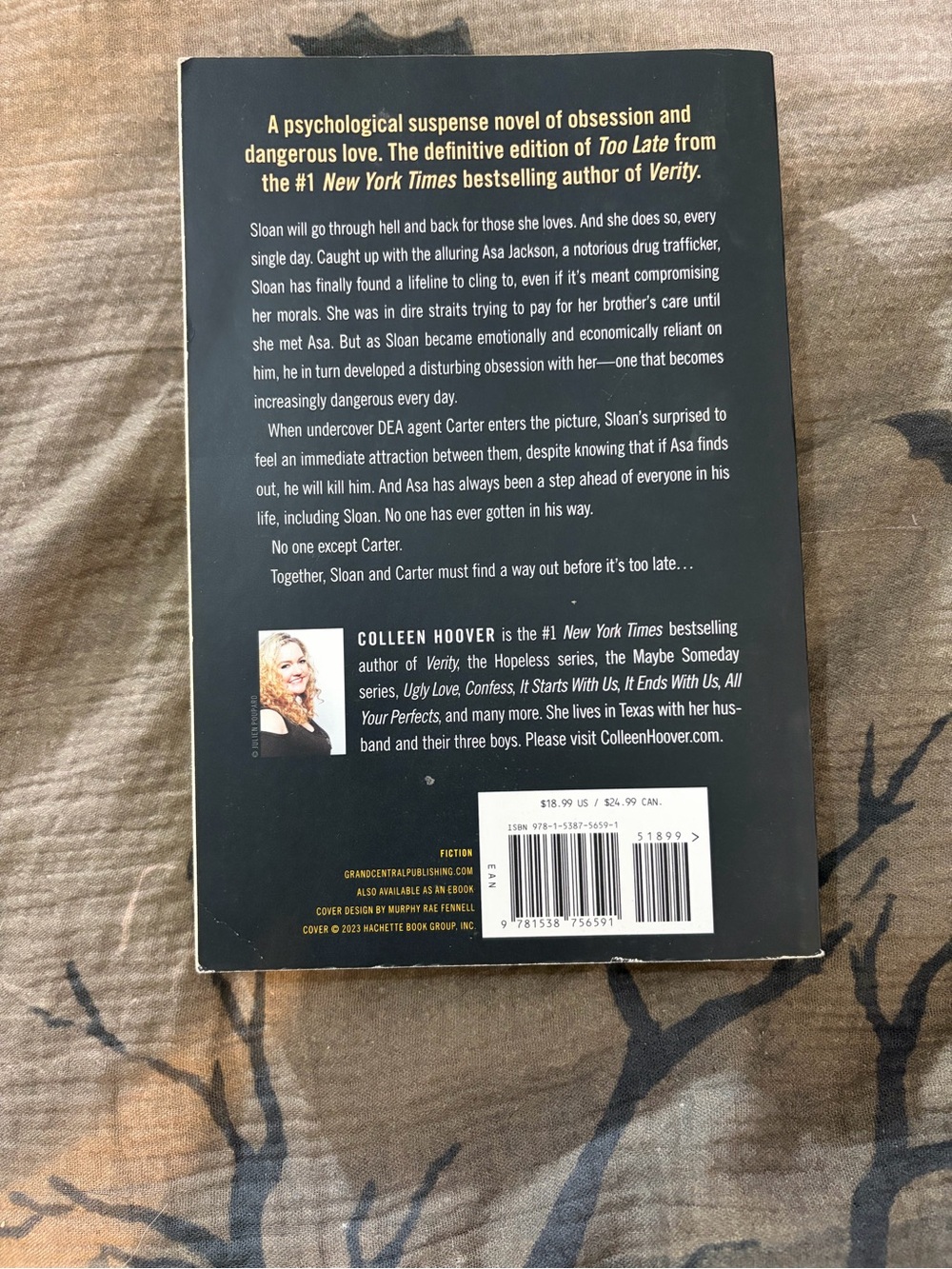 Black Paperback Book by